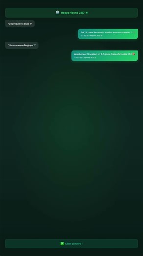 Votre assistant IA pour le service client : https://heeya.fr