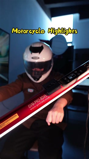 Behind the scenes of a neon-lit motorcycle chase