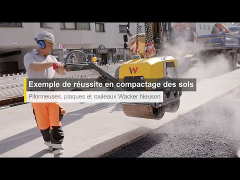 Exemple de réussite en compactage des sols : Pilonneuses, plaques et rouleaux de Wacker Neuson