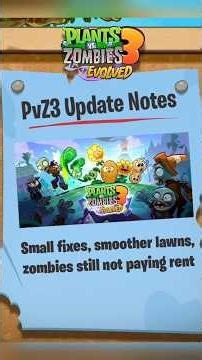 The first update for PvZ 3 Evolved is here!! #pvz #pvz3 #plantsvszombies