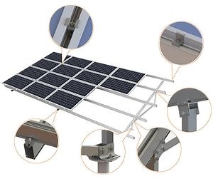 [Hot Item] Solar Panel Steel Hot DIP Galvanizing Zinc Aluminum Magnesium Ground Solar Bracket