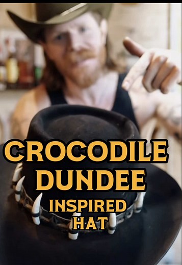 Crocodile Dundee Inspired Hat Crafting Ideas