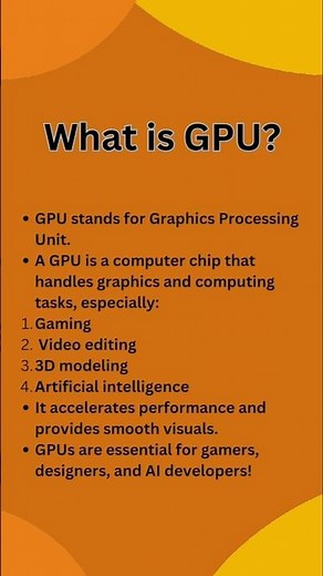 What is a GPU? | Simple Explanation for Beginners #WhatisGPU