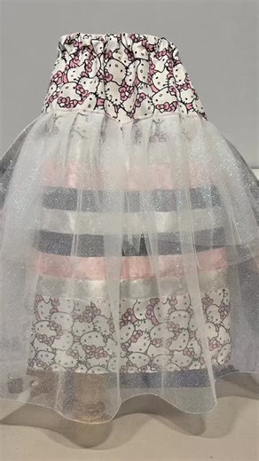 Made a cute Hello Kitty skirt with princess vibes. 🥰🥰❤️❤️❤️🪶🪶🪶 for my beautiful niece. • • • #foryou #foryoupage #reels #native #nativeamerican #indigenous #nativelove #nativemade #ribbonskirt #ribbonskirtsforsale #nativebabies #nativepride #hellokitty #hellokittyskirt | Olea’s Creation