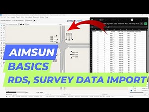Aimsun Tutorial - RDS, importing survey data (for calibration)