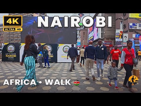 Nairobi City 🇰🇪 – Real Streets of Kenya | 4K Morning Walking Tour