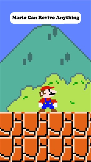 Mario Can Revive Anything PASS 2😱 #mario #supermario #shorts