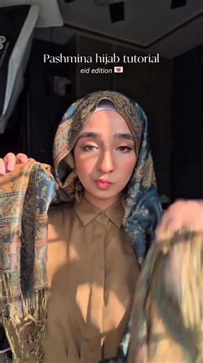 Hamna Ayub on Instagram: "Winter means, PASHMINA HIJAB!! Hijab Tutorial | Pashmina | Modest Fashion |"