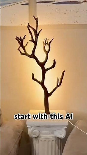 I used metal 3d printing to make this tree🤯 #diyprojects #homedecor #3dprinted