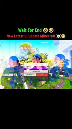 *UNEXPECTED* Minecraft Ui Don't Miss End 🤣🤣 #shortsfeed #minecraftshorts #minecraftmemes