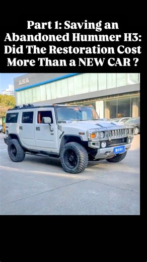 JustFixit on Instagram: "Part 1: Saving an Abandoned Hummer H3: Did The Restoration Cost More Than a NEW CAR #restortaion #mechanic #carmechanic #automobile #reels #justfixit"
