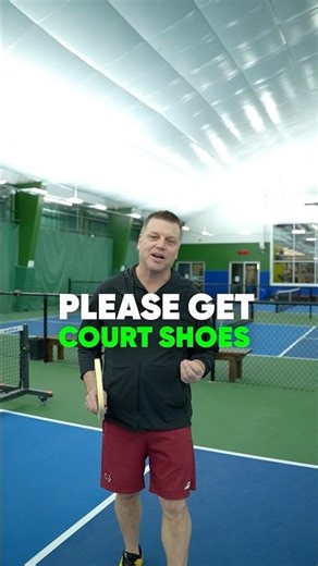 Don’t bring flimsy running shoes to the pickleball court. 👟