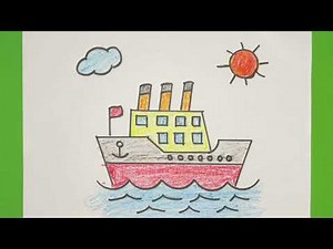 How To Draw Titanic Ship