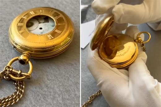 Gold watch lost in Lake Michigan shipwreck 165 years ago returns home