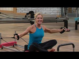 Aeropilates 4-Cord Reformer Plus w/ 4 DVDs and Rebounder on QVC