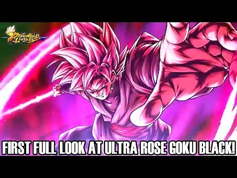FIRST FULL LOOK AT ULTRA SUPER SAIYAN ROSE GOKU BLACK!!! Dragon Ball Legends Info!