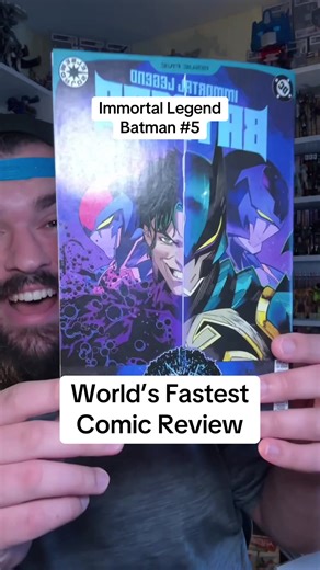 Issue 5 of Immortal Legend Batman is the penultimate issue in this miniseries and it was really good! This issue builds and sets up the final conflict and we get to see this series’ version of the Joker or “The Man Who Laughs”! #comics #dccomics #batman
