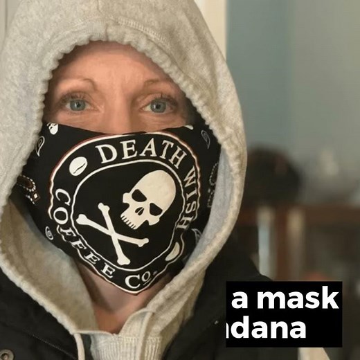 How to turn a bandana into a face mask in 6 steps
