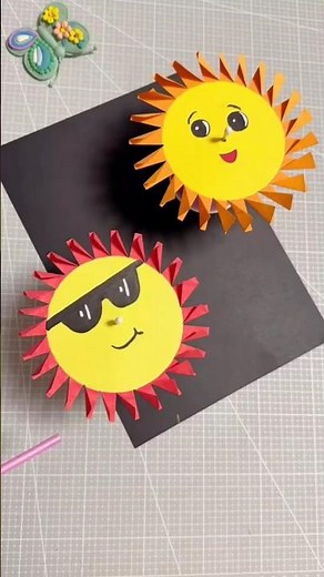 How to Make Sun Craft | Easy DIY Sun Craft | Paper Sun Craft