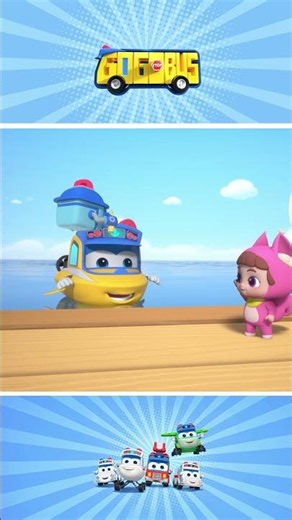 Five Cute Vehicles Song | Rescue Mode Activated🚨 #shorts #gogobus #kidssongs