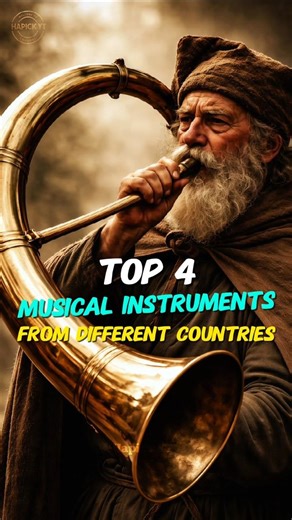 Top 4 Ancient Musical Instruments Form Different Countries🎷|Aulos To Lyre | ‎#shorts #instrument