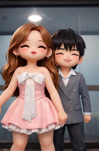 cuties ✨ @Rabin @Angela Muji #rabgel #rabgela #rabinangeles #angelamuji #chibi