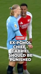 🤬 DISGRACEFUL - Ex-PGMOL chief is absolutely raging after what he spotted in Arsenal-Man City clash as controversial Erling Haaland and Gabriel Magalhaes footage re-analysed. | Football Insider