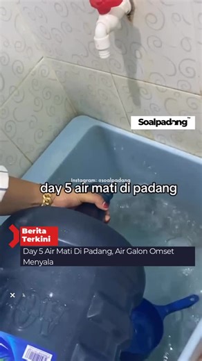 Soal Padang on Instagram: "Pengusaha Air Galon Hari ko tutuik labiah capek 🔥 #soalpadang"