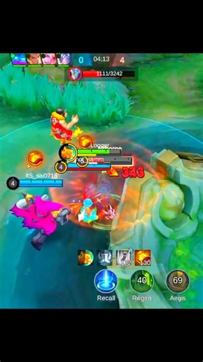 Lrithel vs Argus 👿 MLBB #shorts #mlbb #mobilelegends