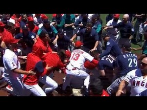 Benches clear between Mariners & Angels after Jesse Winker HBP: 6/26/2022