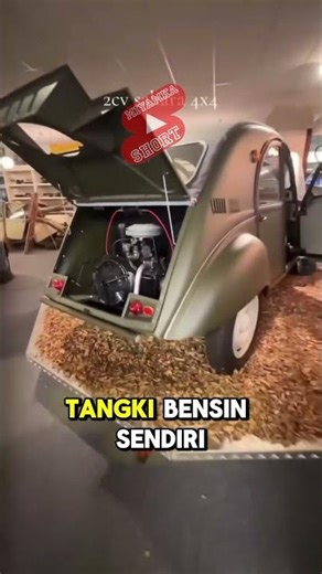 Citroen 2CV Sahara:mobil 2 mesin pertama dan satu-satunya di dunia