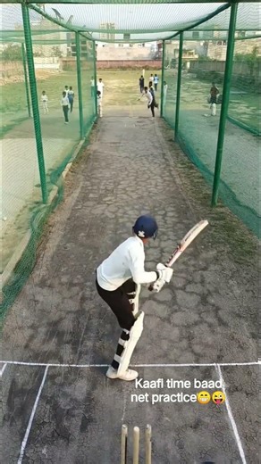 #cricket #viral kaafi time baad net practice