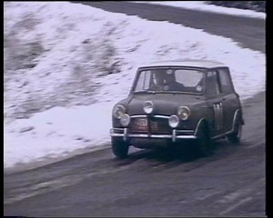 Tiny MINI Cooper, big race: Watch the original Mini tear up the 1965 Monte Carlo rally. | Car and Driver