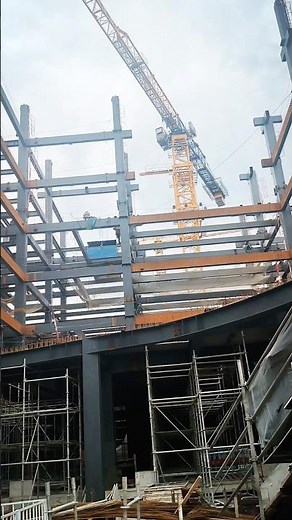 Do you know how multi-story steel buildings are constructed?