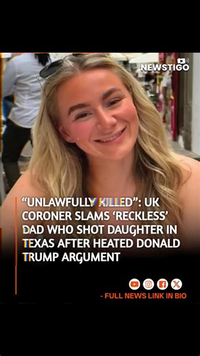 NewsTigo on Instagram: "British woman, 23, shot dead by dad in US after 'row about Donald Trump' A UK coroner has officially ruled that Lucy Harrison, a 23-year-old fashion buyer from Cheshire, was "unlawfully killed" by her father at his home in Texas. The inquest, which concluded on February 11, 2026, heard chilling details of the final hours of the "force of life" fashionista. Lucy was visiting her father, Kris Harrison, in Prosper (near Dallas) when a massive argument broke out over the then