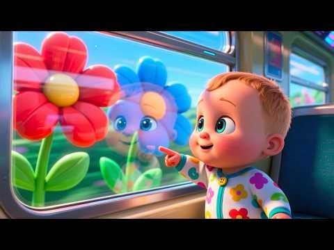 Color Train Fun Ride 🚂🌈 | Fun Colors and Vehicle Adventure for Kids | Preschool Educational Video