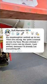 My stepdaughter walked up to me. Then she swung. Her palm cracked across my face. My jaw clicked.