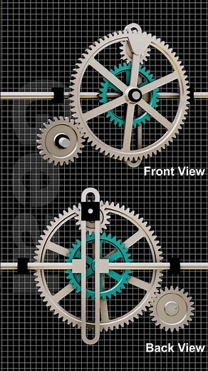 Amazing Gear Mechanism | Satisfying Engineering Animation #shorts #shortvideo #engineering #science
