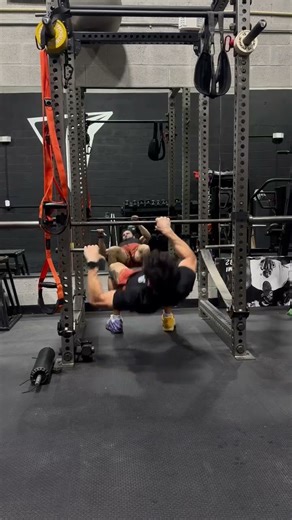 Explosive Inverted Rows w/ Grip Switches #strengthandconditioning