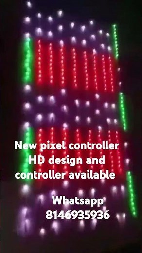 new pixel led controller HD design and controller available || pixel led light programing #remix