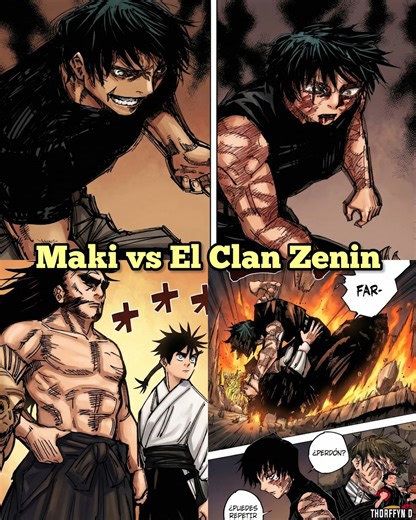 Maki vs El Clan Zenin, La Batalla Completa 🤯🔥 | Momento Anime