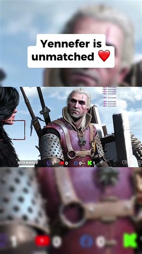 Yennefer Is Unmatched! 👑 (The Witcher 3) #shorts