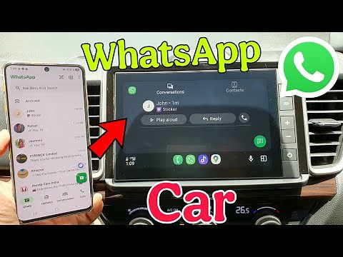 How To Use WhatsApp In Car | Android Auto Me WhatsApp Kaise chalaye