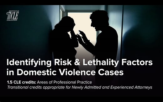 #2515 Identifying Risk and Lethality Factors in Domestic Violence Cases