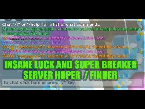 Pet Simulator X - AUTO FIND INSANE LUCK or SUPER BREAKER SERVER SCRIPT