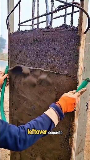 CLEANING CONCRETE RESIDUE WITH WIRE! 🧹
