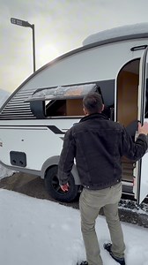 Camping in the snow #travel #snow #camping #rv #winter | Colonial RV