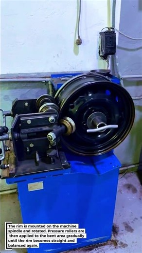 High-Precision Car Wheel Rim Straightening Machine