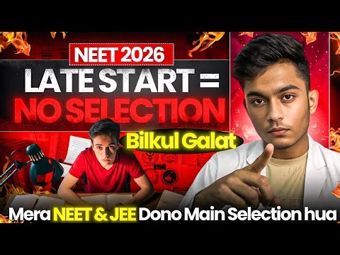 📚 NEET 2026:6 Month Strategy To Crack 650+ Marks | Late Start But Selection Possible! #neetaspirents