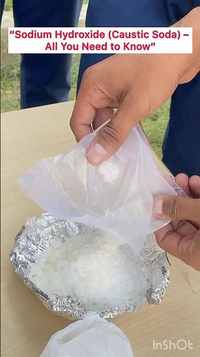 How Caustic Soda Looks – Explained Simply” #viral #science